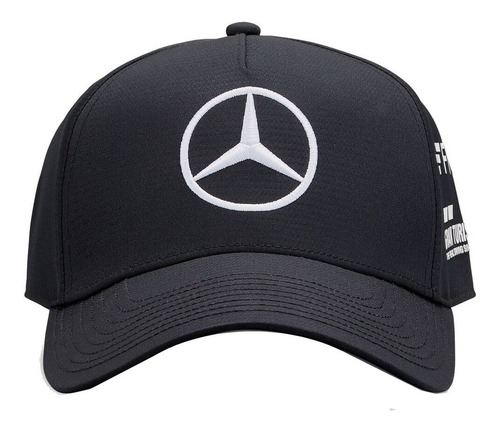 Imagen 5 de 9 de Gorra Lewis Hamilton Mercedes F1 Visera Curva Genuina 2022