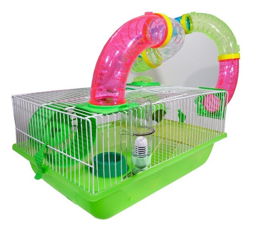 Gaiola Para Hamster, Ratos - Mouse Plus Tubos Divertidos Cor Branco