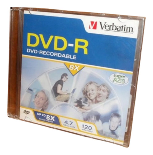 Dvd - R Virgen 8x Verbatim 4.7gb Caja Slim