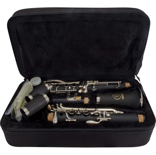 Imagem 1 de 5 de Clarinete Bb 17 Chaves Harmonics Hcl-520 Soft Case