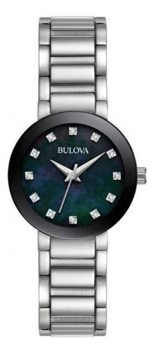Relógio Bulova Feminino 96p172 Diamantes