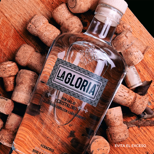 Ron La Gloria Añejo Cristalino, 6 Botellas De 750 Ml