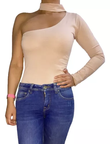 Blusa Body Mujer Cuello Descotado, Moda Juvenil Ref. B0180