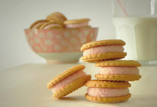 Pack X2 Galletitas Merengadas Rellenas Frutilla Bagley 88g