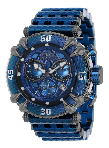 Reloj Invicta 37469 Azul, Bronce De Cañón Hombres