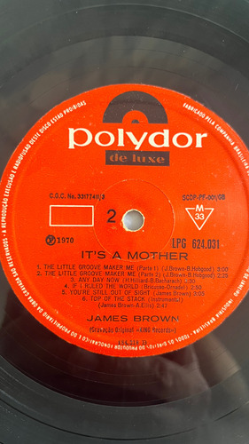 Lp James Brown It`s A Mother Polydor Vinil (Usado)