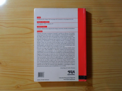 Imagen 2 de 3 de Conductas De Riesgo - David Le Breton