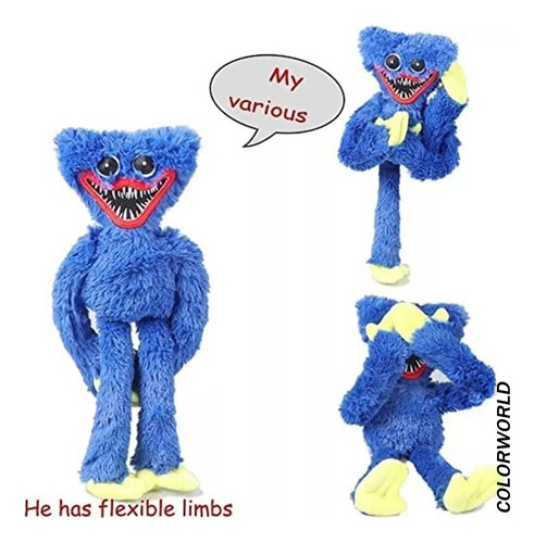Wwa Pelúcia Wwa Huggy Wuggy Poppy Playtime 40 Cm Qualidade
