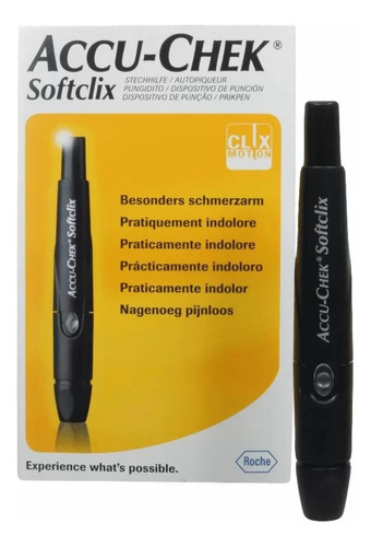 Digitopunzor Accu-chek Softclix Negro