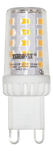 Lâmpada Led Taschibra Halopin Espiga 3w G9 2200k Bivolt Cor da luz Branco quente (2200K)