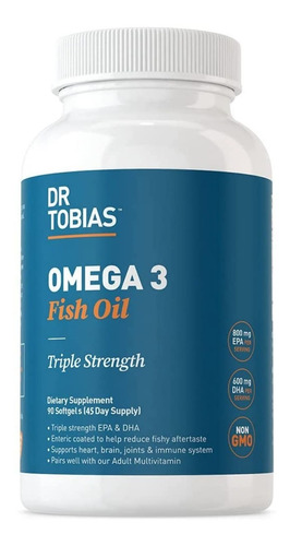 Omega 3 - 90 Sof Gel Dr Tobias - Unidad a $3343