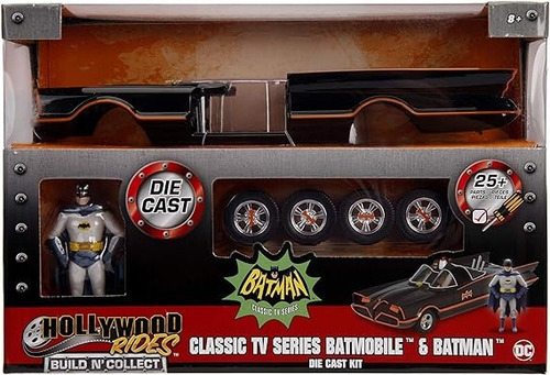 Jada Toys Dc Comics Batman Classic Tv Series Batmobile - Kit