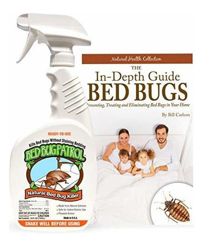 Bed Bug Patrol Bed Bug Killer Spray Tratamiento, 24 Oz Mata 
