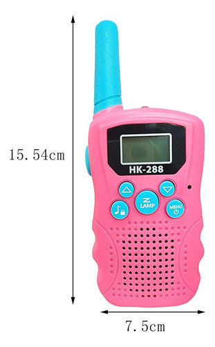 1 Par De Walkie Talkie Para Niños, Juguete De Radio De Dos .