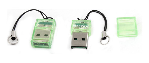 Qtqgoitem 2 Lector Tarjeta Micro Sd Usb 2.0 T-flash Tf Alta