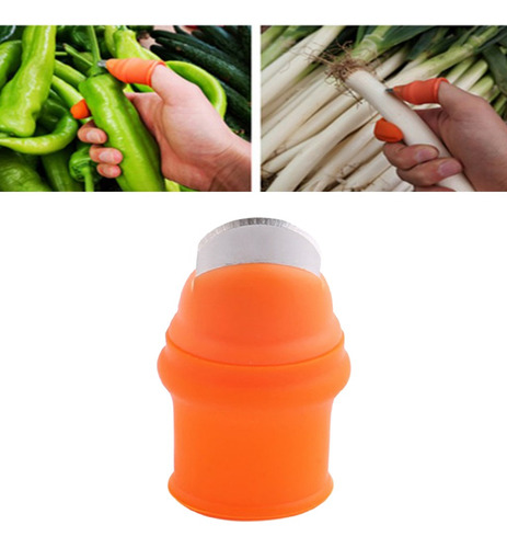 2 Piezas Cuchillo De Pulgar Cortador Y Recolector De Plantas