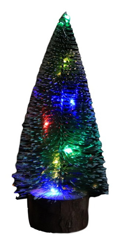 Imagen 2 de 7 de Puesta De La Mesa Mini Luces Led Del Árbol De Navidad