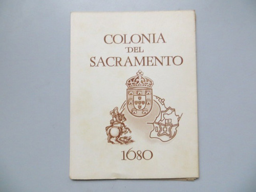Mapa Colonia Del Sacramento Uruguay Año 1970 - 60 X 48cm