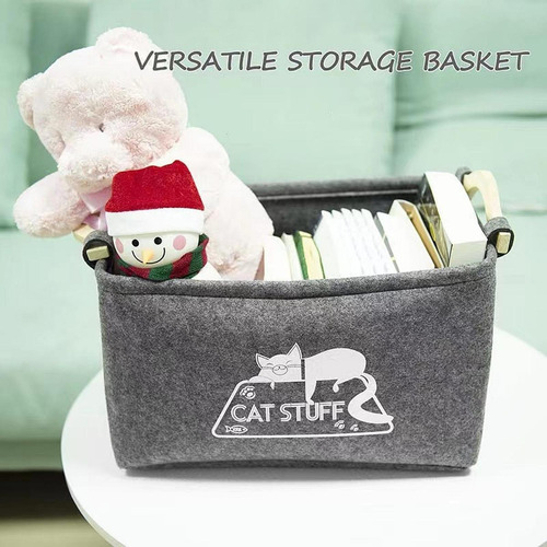 Caja De Almacenamiento De Juguetes Para Mascotas, Cesta De
