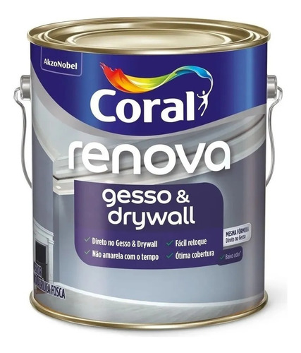 Tinta Para Gesso&drywall Renova Branco 3,6l Coral