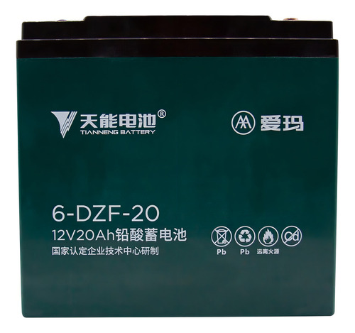 Kit Bateria Ciclo Profundo 12v 20ah 6dzf20 - 6 Unidades