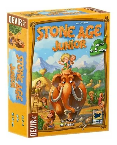 Stone Age Junior Juego Mesa Infantil Niños Devir En Español