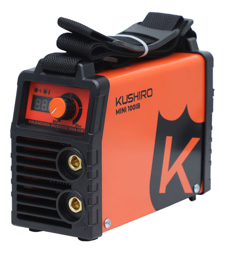 Imagen 1 de 5 de Soldadora Inverter 100a Igtb Display Digital Kushiro Color Naranja