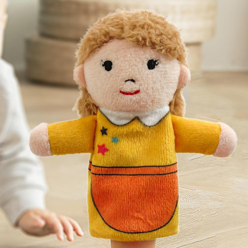 Mz Rompecabezas Finger Family Puppets De Peluche Con Forma