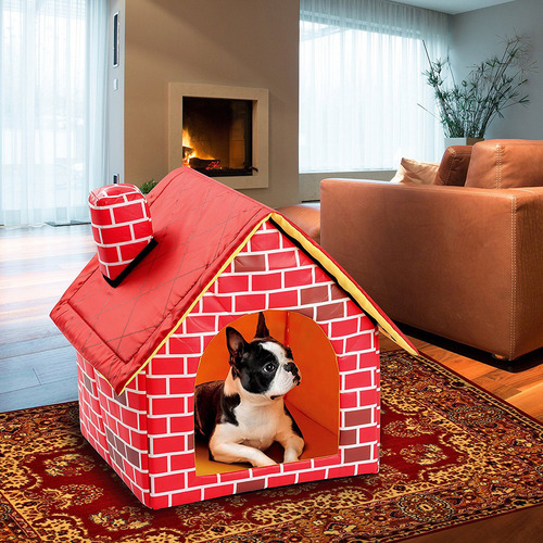 Casa Plegable Para Perros B, Casa Pequeña, Cama Para Mascota