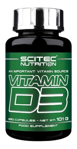 Vitamina D3 480ui 250caps Scitec Nutrition