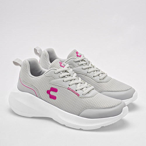 Tenis Mujer Charly 1059886003 Gris Fucsia 127-457
