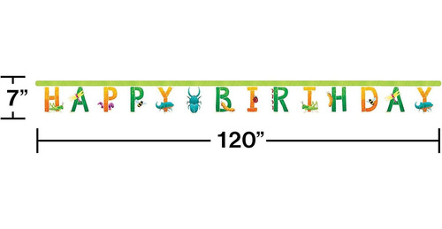 Imagen 2 de 3 de Banner De Cumpleaños De Bugs, 1 Unidad
