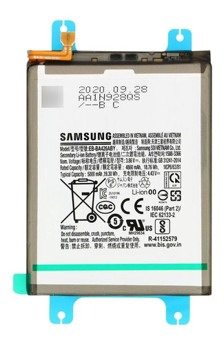 Bateria Original Samsung Galaxy A72 4g - A72 5g 5000 Mah (Reacondicionado)