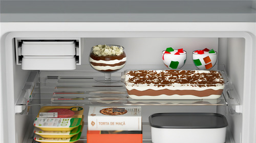 Geladeira Frost Free Duplex A+++ BRM55FK 463 Litros Cor Inox Brastemp 220 V