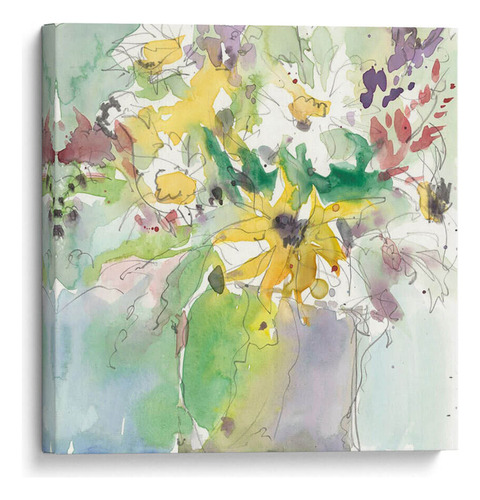 Canvas Lab Cuadro Margarita Jarrón Ii 40x40, Samuel Dixon
