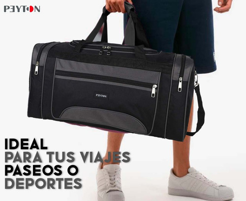 Imagen 8 de 10 de Bolso Gimnasio Grande Deportivo Urbano Reforzado Tira De Hombro Color La Mejor Calidad! Diseño By Tsr