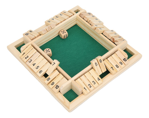 Juego De Dados De Madera, Juego De Números De Tablero Para N