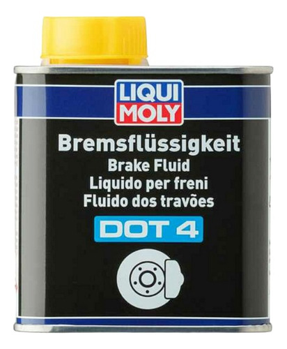 Líquido De Frenos Sintético Dot 4. 500 Ml