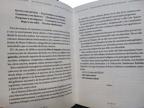 Los Otros Cuentos: Relatos Del Subcomandante Marcos + Cd (Usado)