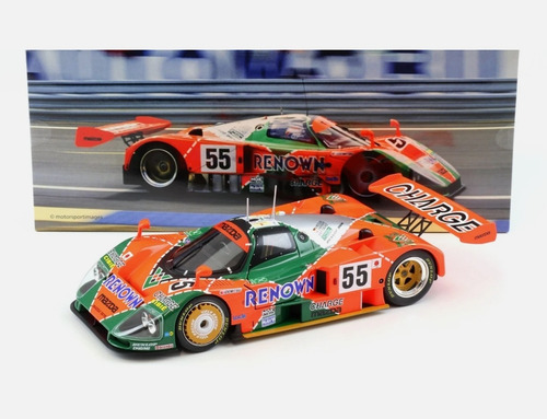 Mazda 787b Werk83 Escala 1/18. Ganador Le Mans 1991 Verde