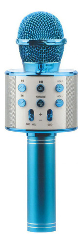 Microfone Karaokê Infantil Com Bluetooth Azul - Toyng