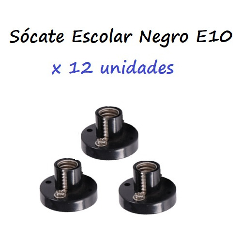 Sócate Escolar Negro E10 (x 12 Unidades)