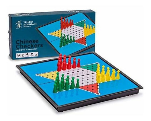 Juego Viaje Damas Chinas Magnético 9.4 