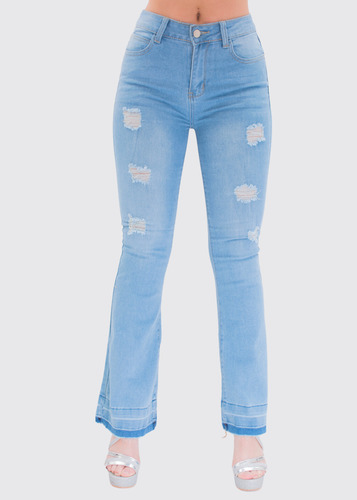 Jeans Flare Distressed