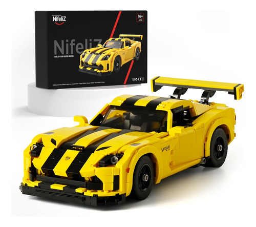 Nifeliz Viper, Icónico Kit De Construcción De Autos Muscu.