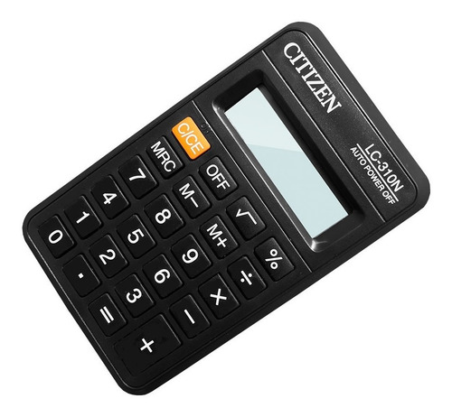Imagen 4 de 8 de Paquete De 5 Calculadoras Citizen Bolsillo Lc-310n