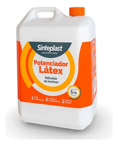 Potenciador Latex Mortero Sinteplast X 5 Kg Fluido Latex Aho