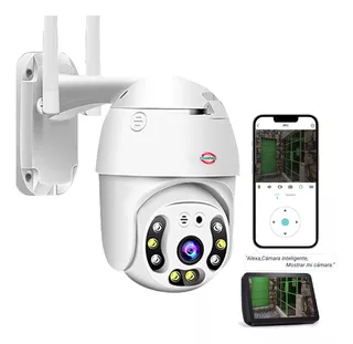 Pampas PT1 Cámaras secretas de Seguridad interiores / exteriores, Wifi y conexión por cable, 2MP 1080P, Control App, Impermeable a la lluvia, Seguimiento móvil, llamada de voz, alarma de Seguridad