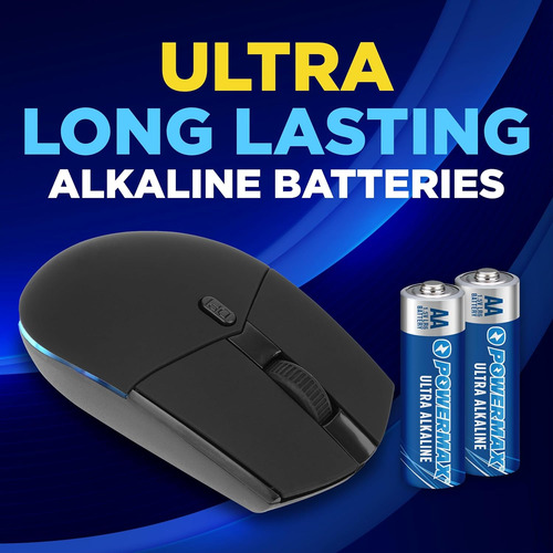 Pack De 4 Pilas Doble A (aa) De Larga Duracion Powermax