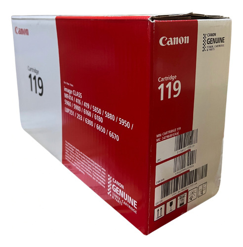 Toner Canon 119 Para Imageclass Mf5950dw,mf5960dn